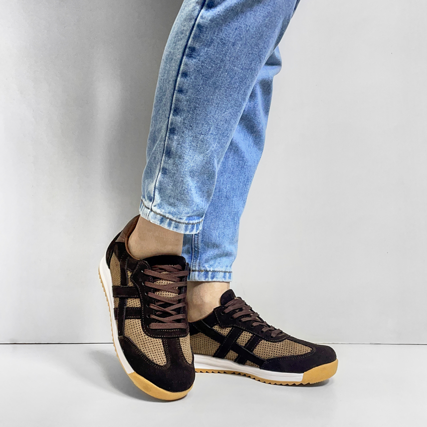 Zapatilla Puro Cuero 1167 Marrón