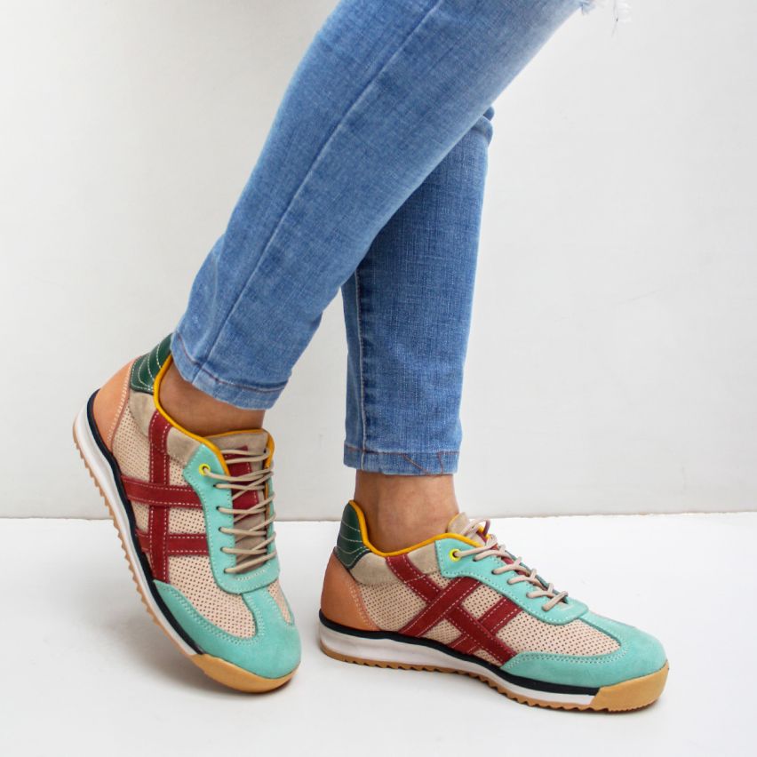 Zapatilla Puro Cuero 1167 Multicolor