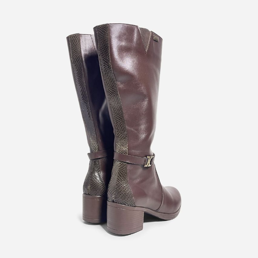 Bota Puro Cuero 1168 Marrón