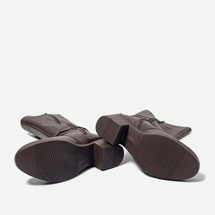 Bota Puro Cuero 1168 Marrón