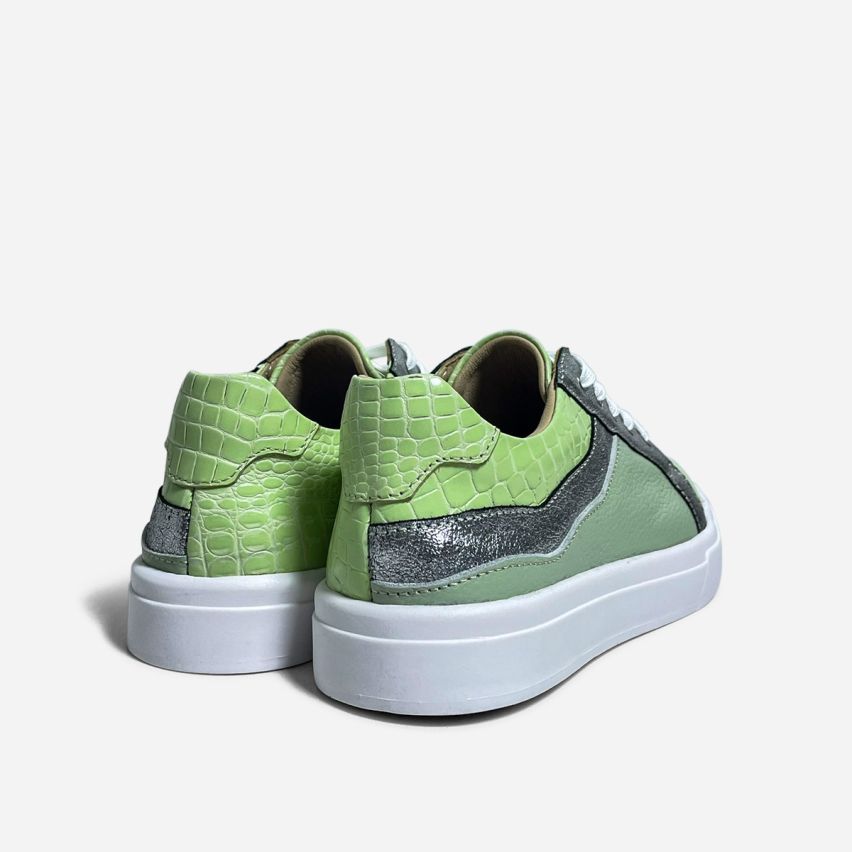 Zapatilla Puro Cuero 1172 Verde