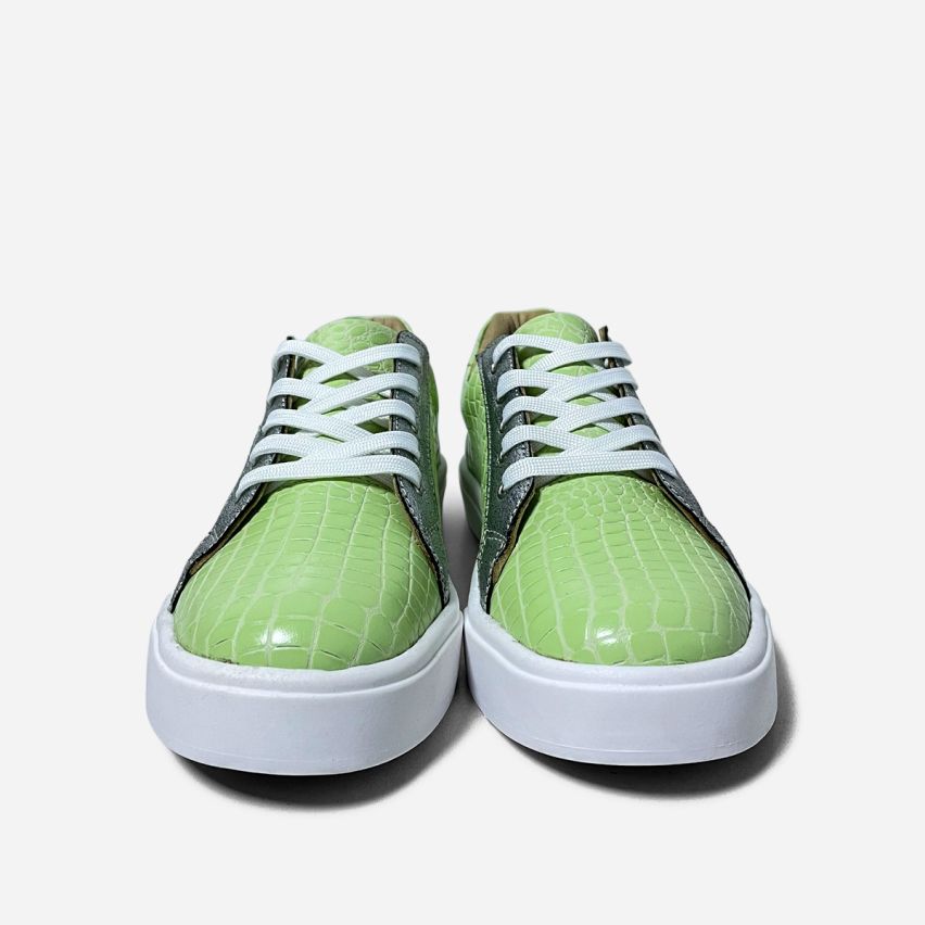 Zapatilla Puro Cuero 1172 Verde