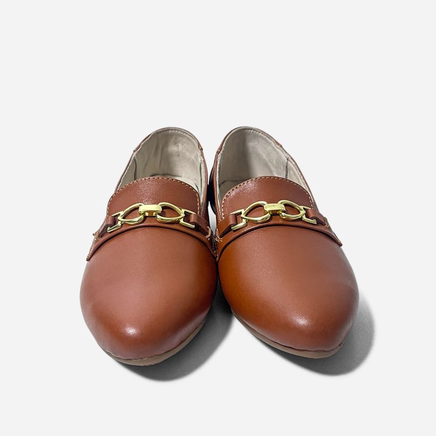 Mocasín Puro Cuero 1175 Caramelo