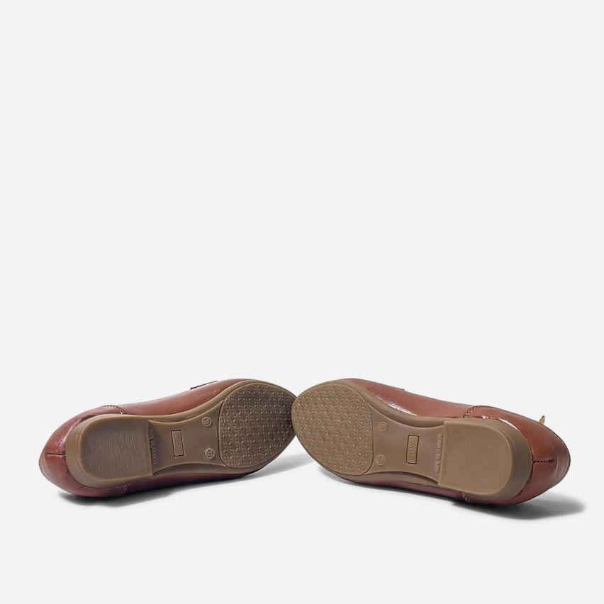 Mocasín Puro Cuero 1175 Caramelo
