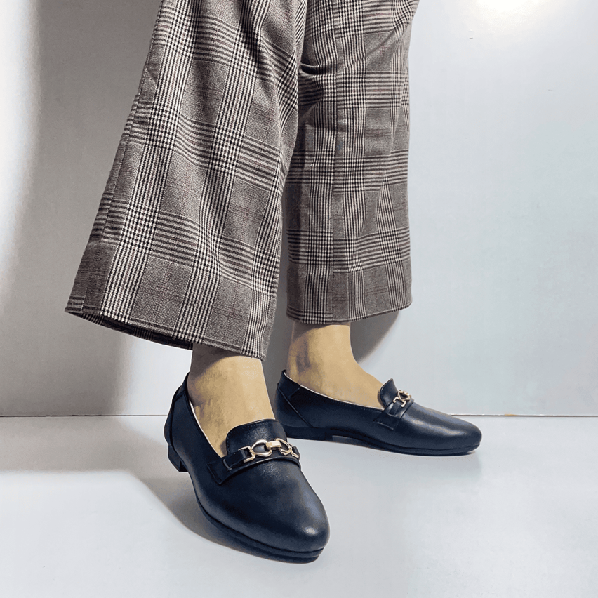 Mocasín Puro Cuero 1175 Negro