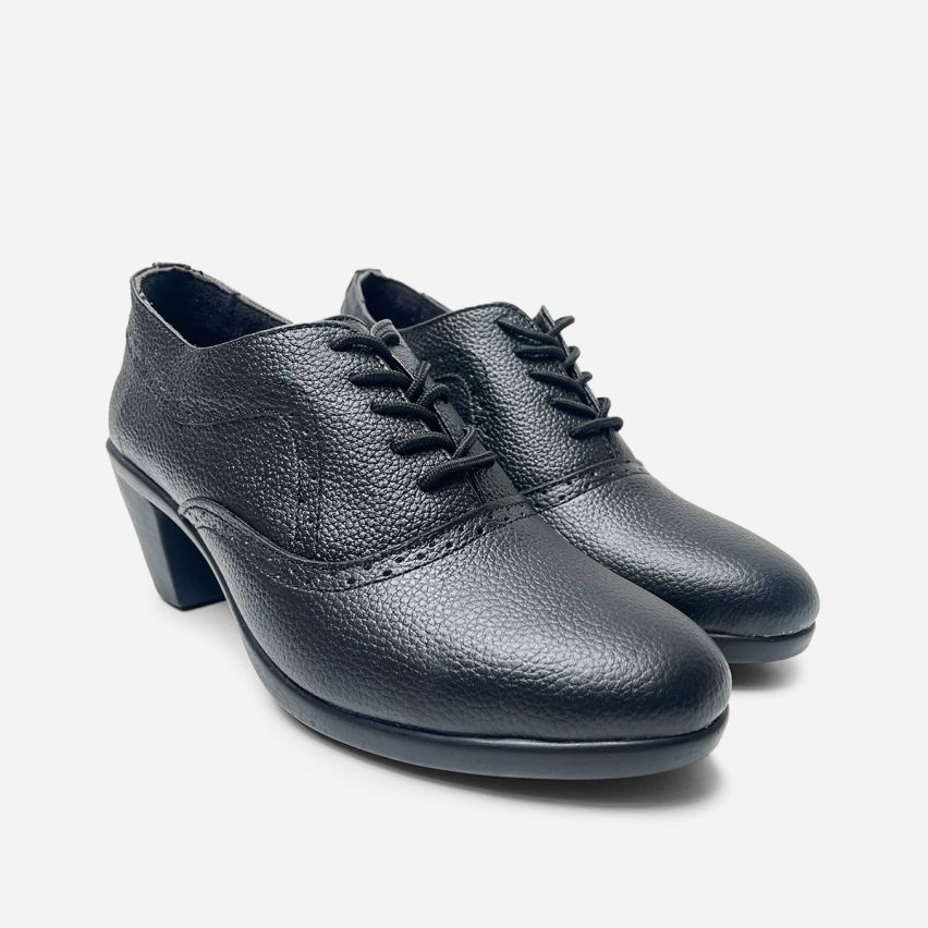 Zapato Puro Cuero 1177 Negro