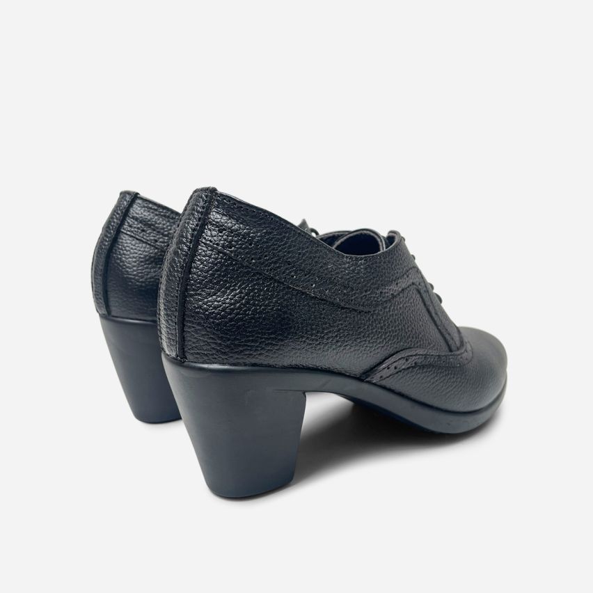 Zapato Puro Cuero 1177 Negro