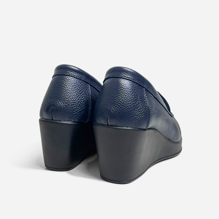 Mocasín Puro Cuero 1178 Azul