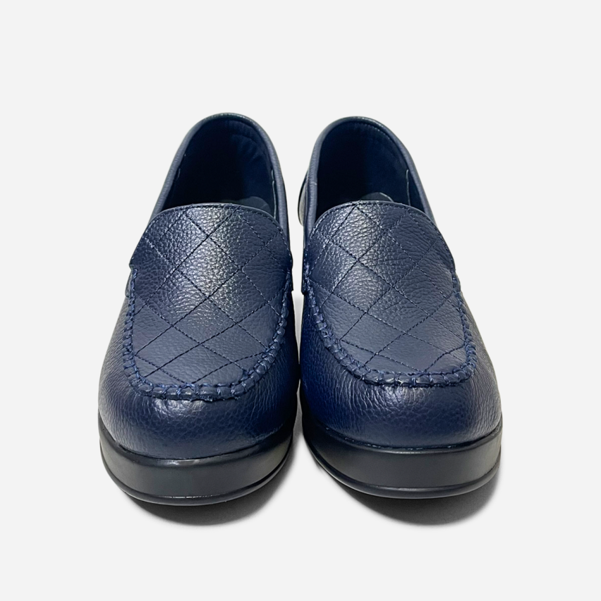Mocasín Puro Cuero 1178 Azul
