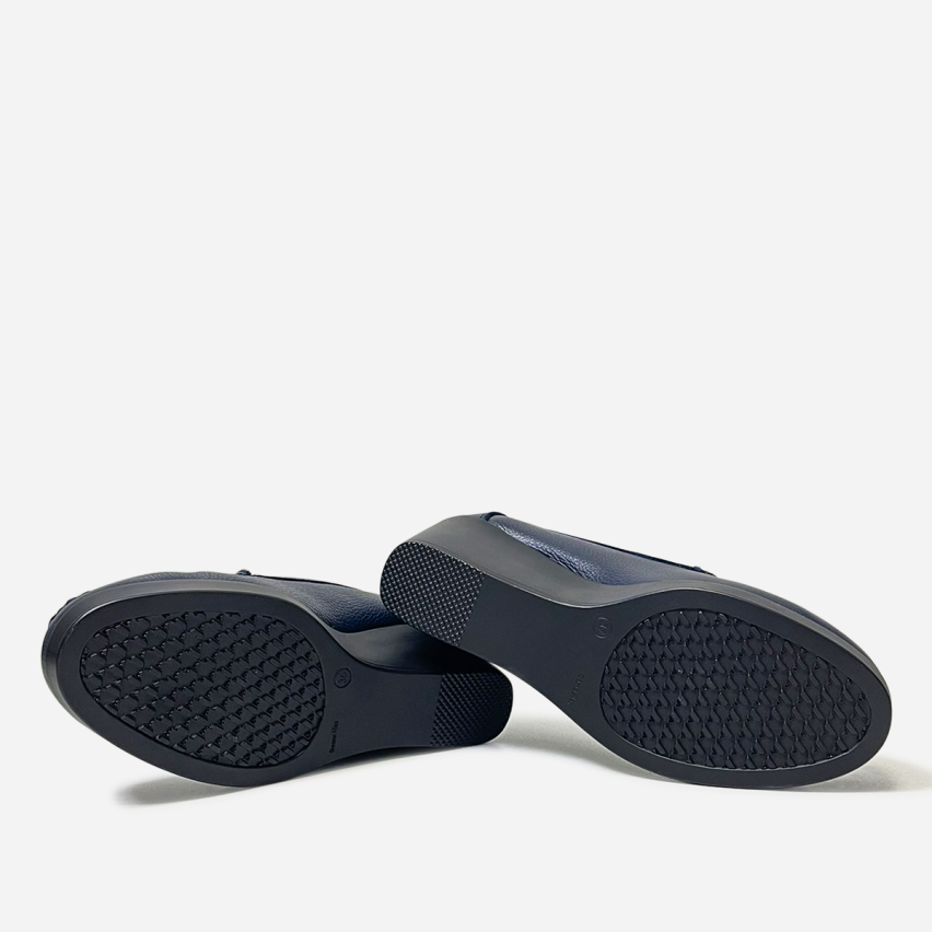 Mocasín Puro Cuero 1178 Azul