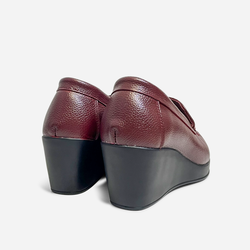 Mocasín Puro Cuero 1178 Vino