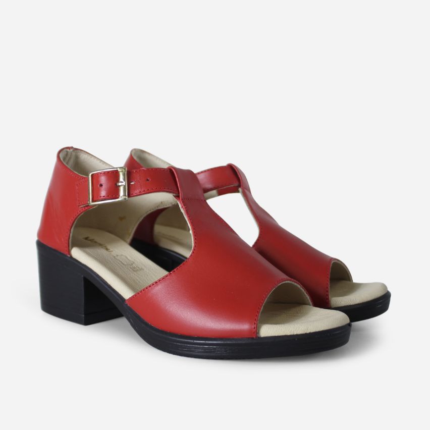 Sandalia Puro Cuero 1130 - Negro