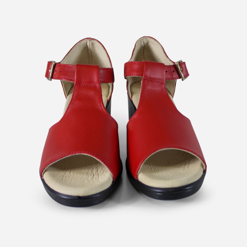 Sandalia Puro Cuero 1130 - Negro