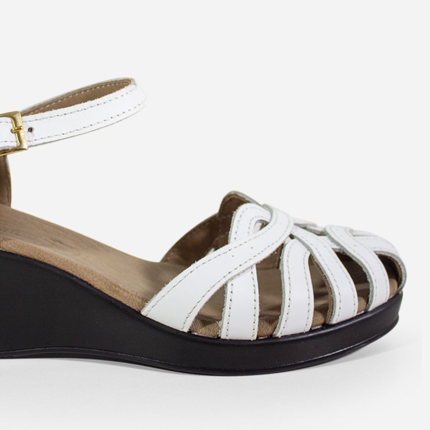 Sandalia Puro Cuero 285 - Blanco