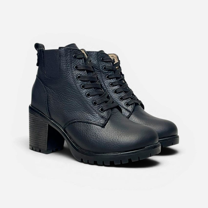 Botín Puro Cuero Mdo. 881-26 Negro