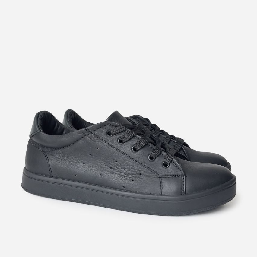 zapatilla  Puro Cuero  656 -  Negro