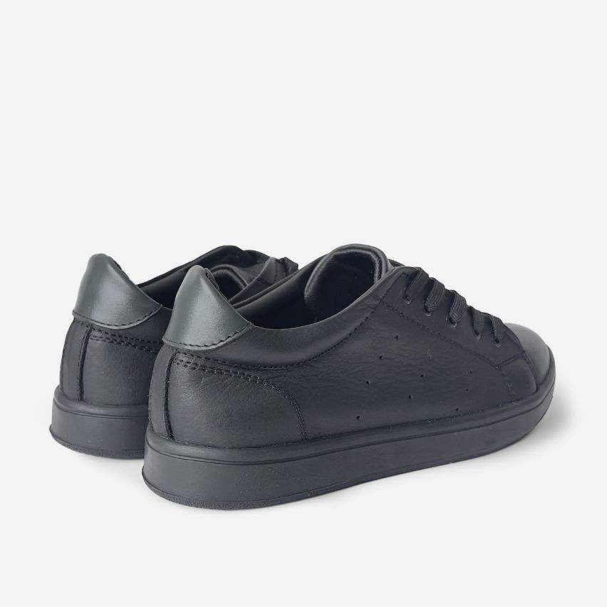 zapatilla  Puro Cuero  656 -  Negro