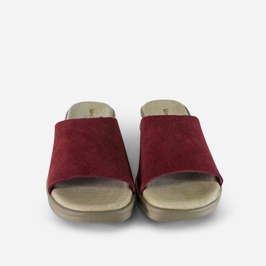 Sandalia Puro Cuero 861A- Vino