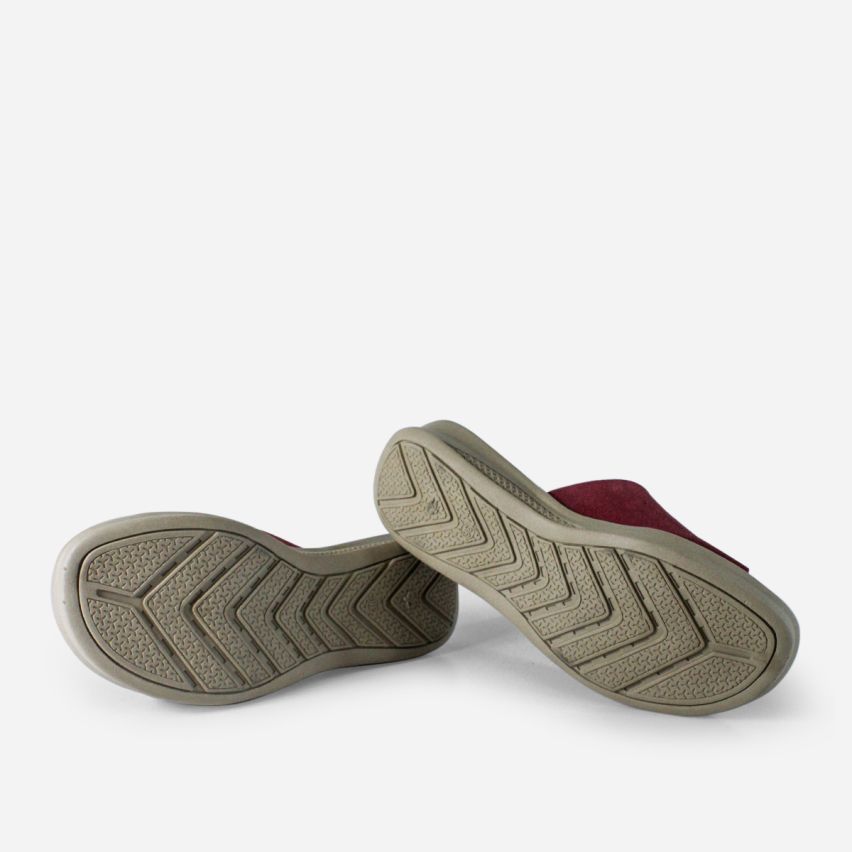 Sandalia Puro Cuero 861A- Vino