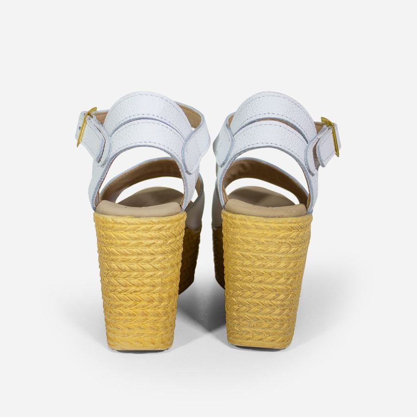 Sandalia Puro Cuero 370 - Blanco