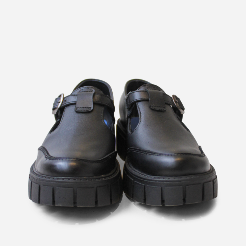 Zapato Escolar Puro Cuero 605