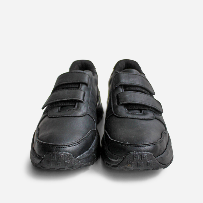 Zapatilla Escolar Puro Cuero 1057-NEG