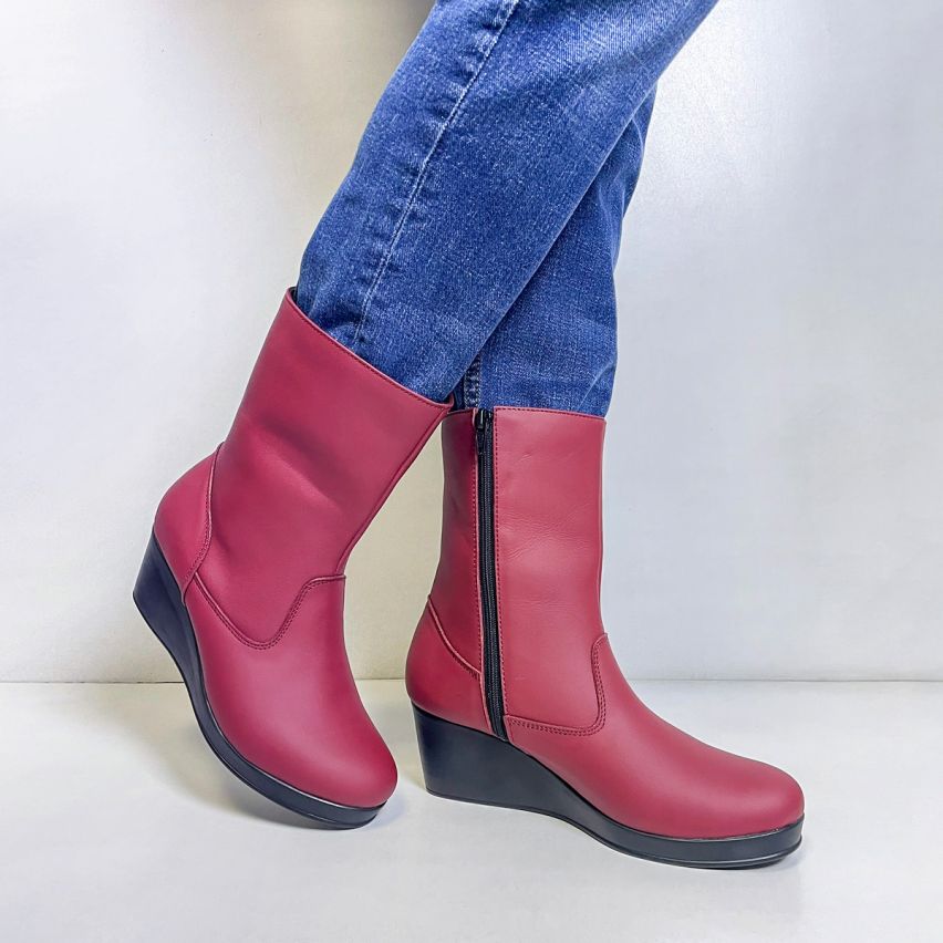 Bota Puro Cuero 585 PU Vino
