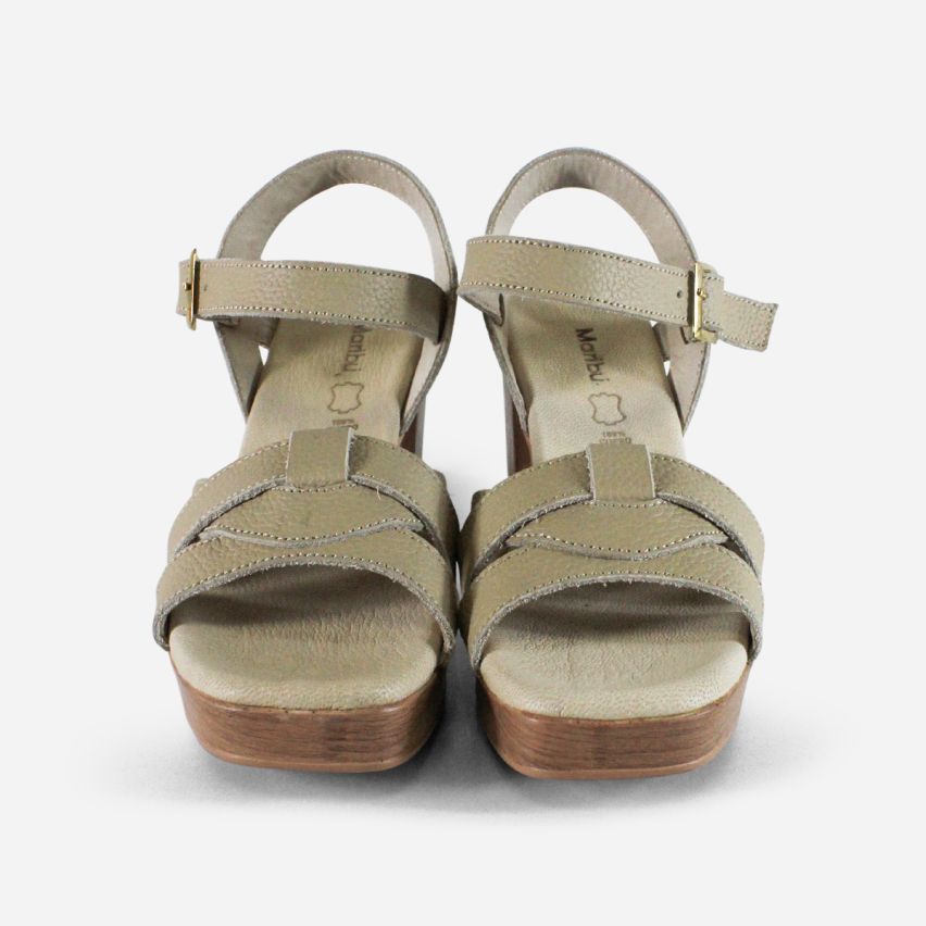 Sandalia Puro Cuero 770PU - Maiz