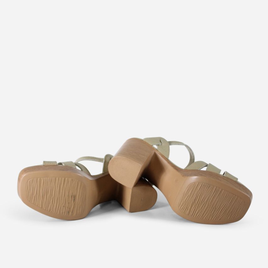 Sandalia Puro Cuero 770PU - Maiz
