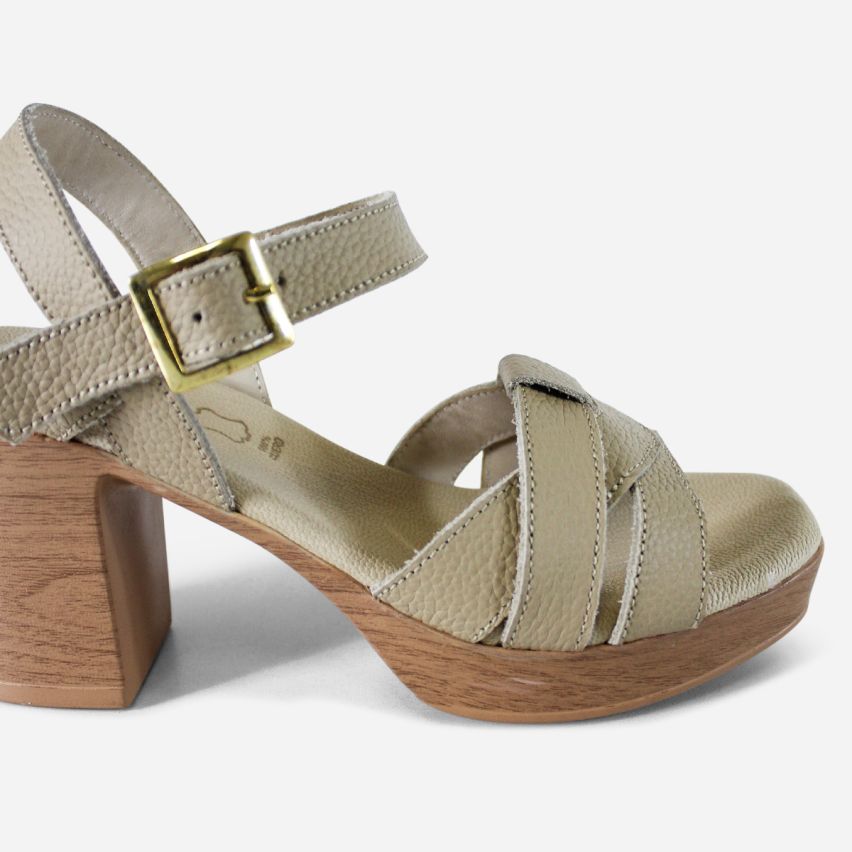 Sandalia Puro Cuero 770PU - Maiz