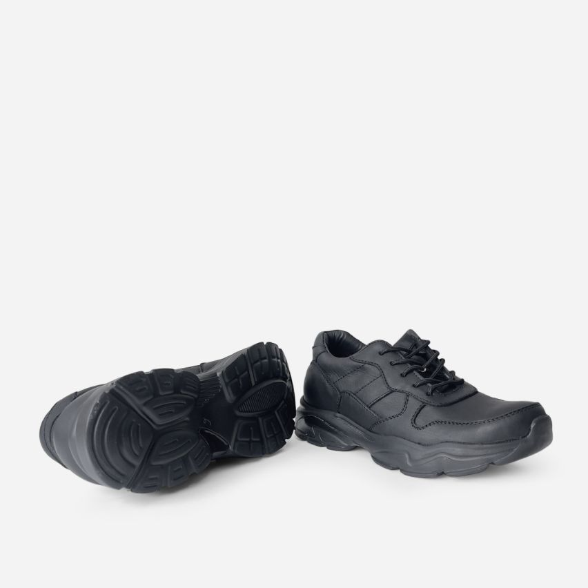 zapatilla  Puro Cuero 785 -  Negro