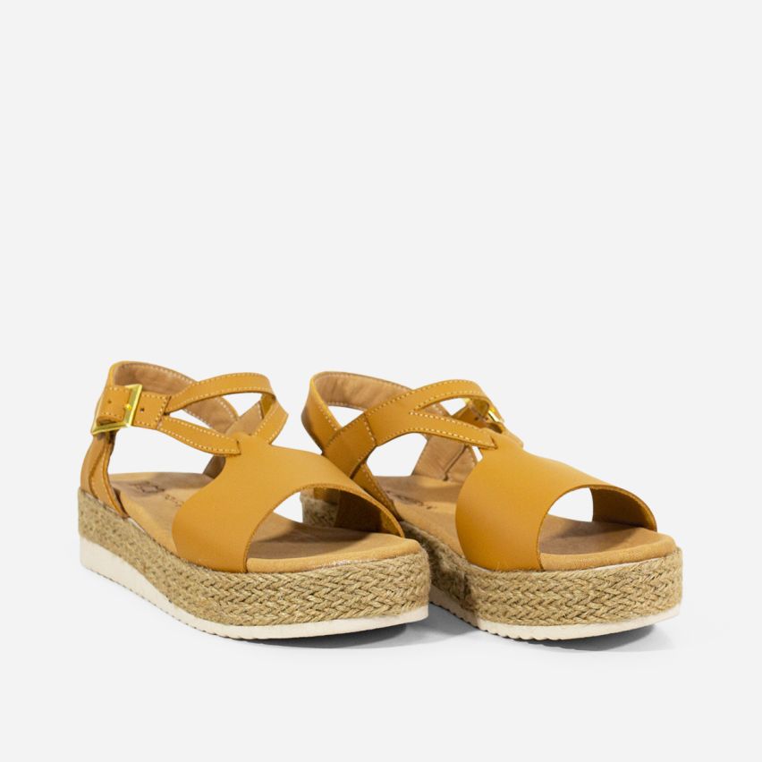 Sandalia Puro Cuero 608 - NATURAL