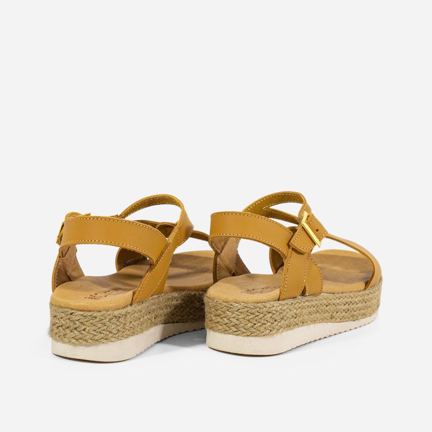 Sandalia Puro Cuero 608 - NATURAL