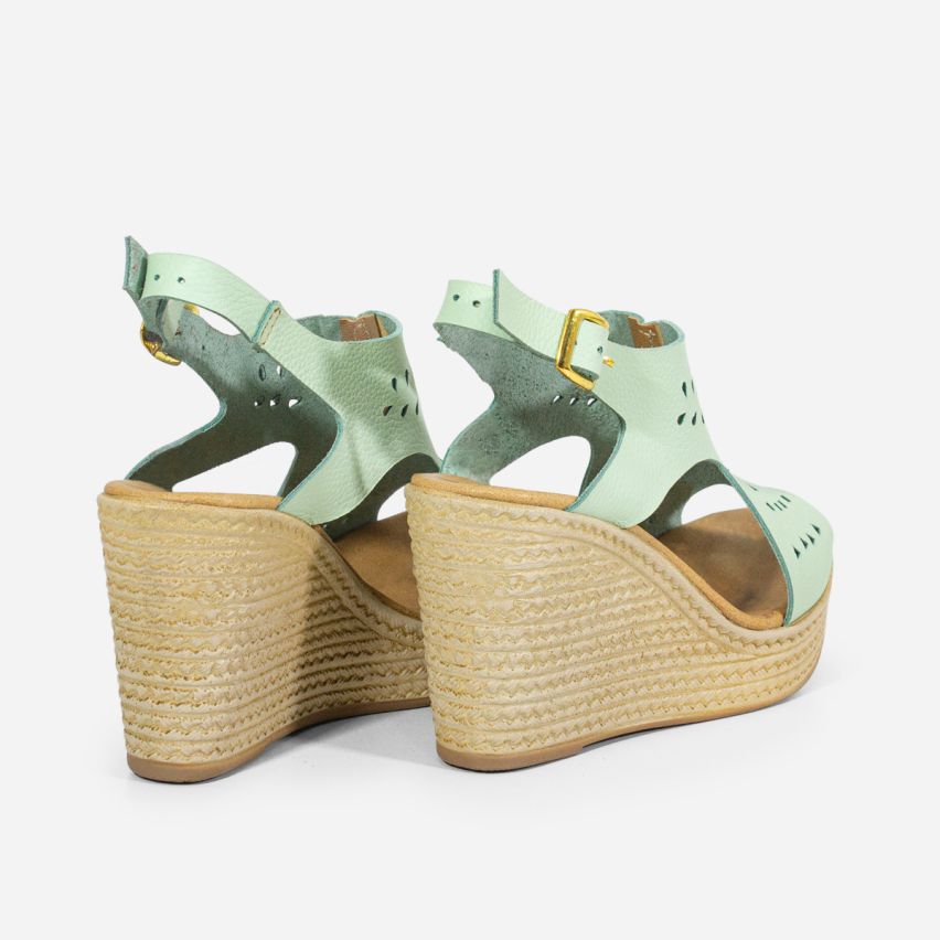 Sandalia Puro Cuero 623 - MENTA