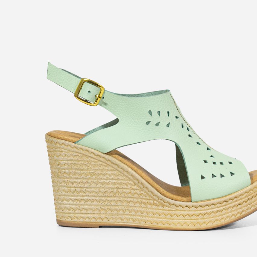 Sandalia Puro Cuero 623 - MENTA