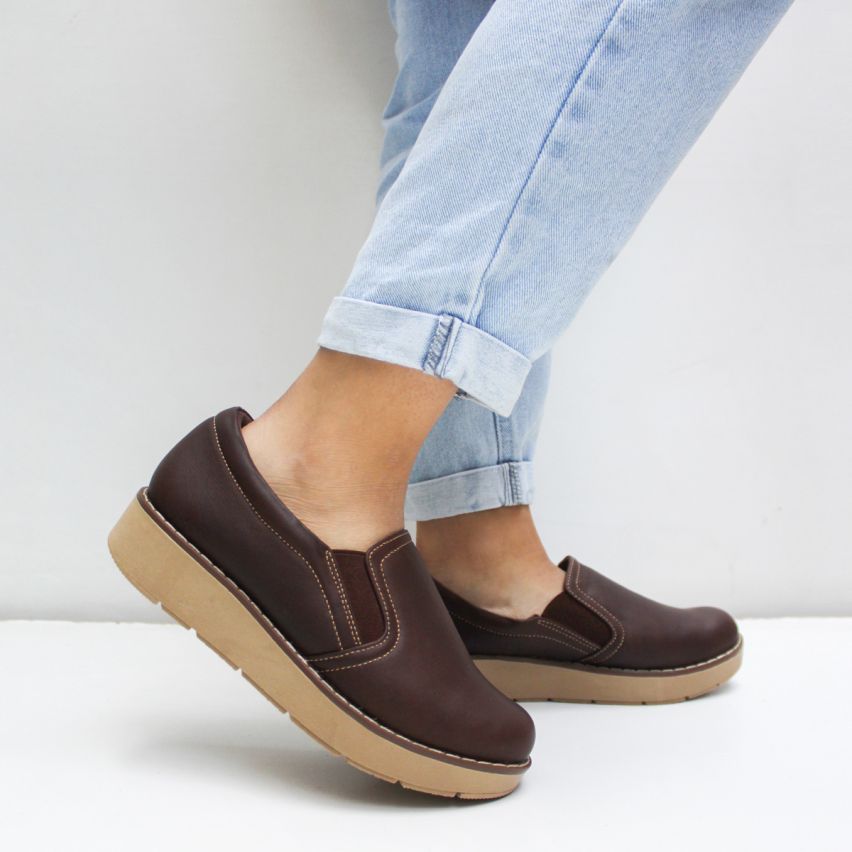 Zapato Puro Cuero 637 Pv