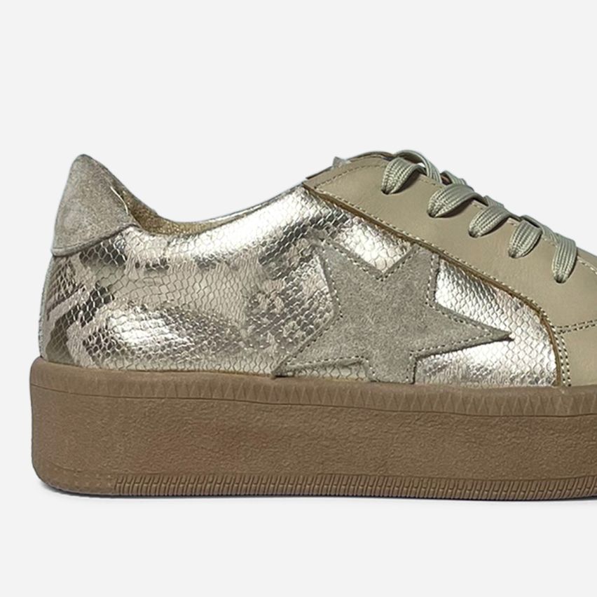 Zapatilla Puro Cuero 656 Pitón