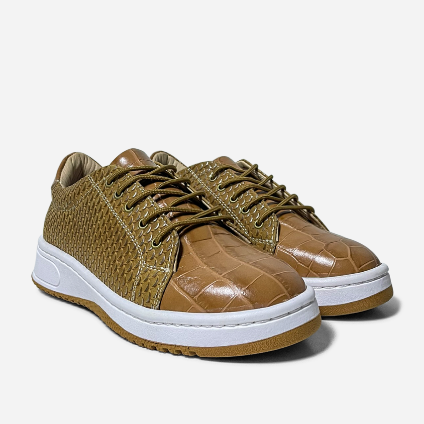 Zapatilla Puro Cuero 656 Croco