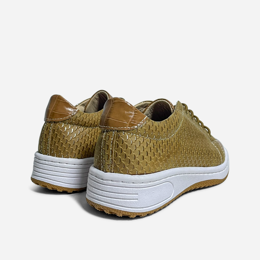 Zapatilla Puro Cuero 656 Croco
