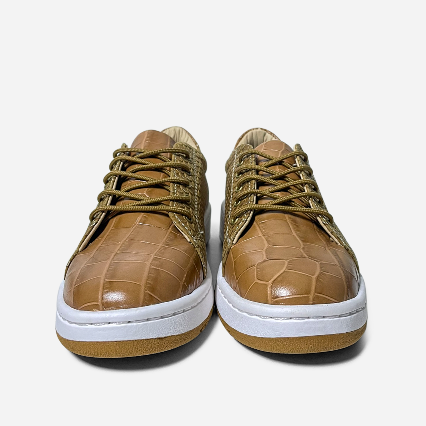 Zapatilla Puro Cuero 656 Croco