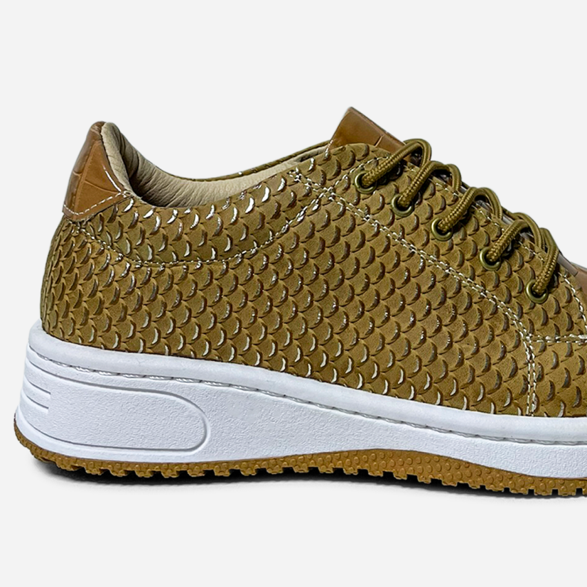 Zapatilla Puro Cuero 656 Croco