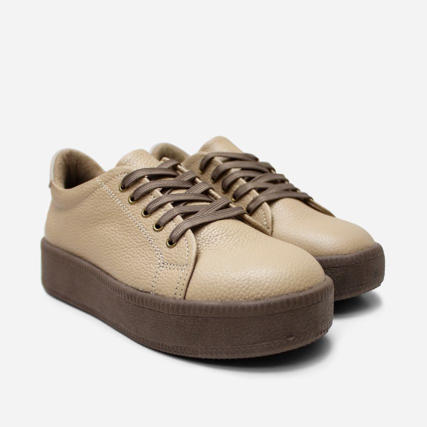 Zapatilla Puro Cuero 656 Maiz