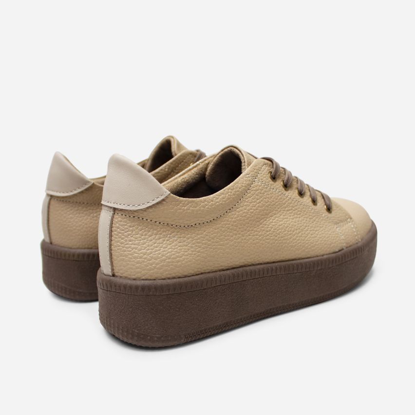 Zapatilla Puro Cuero 656 Maiz