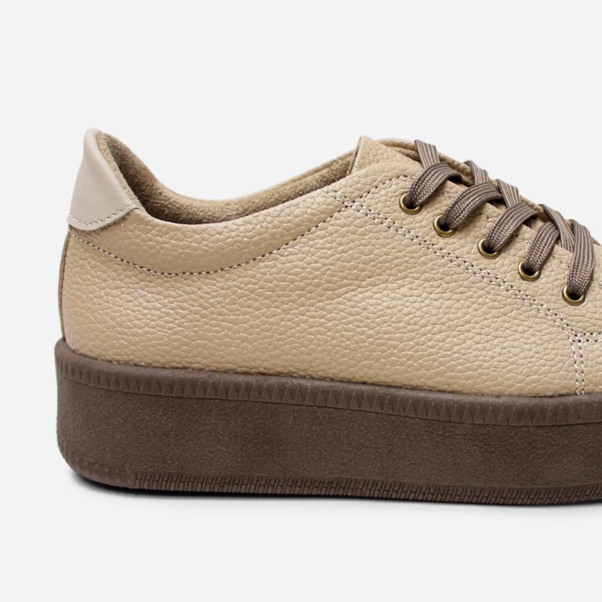 Zapatilla Puro Cuero 656 Maiz