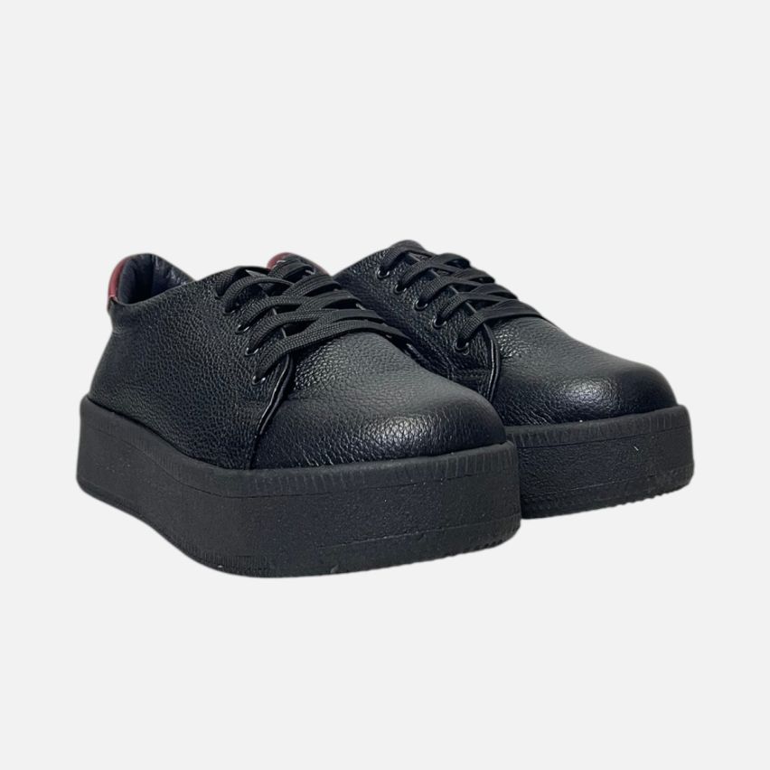 Zapatilla Puro Cuero 656 neg