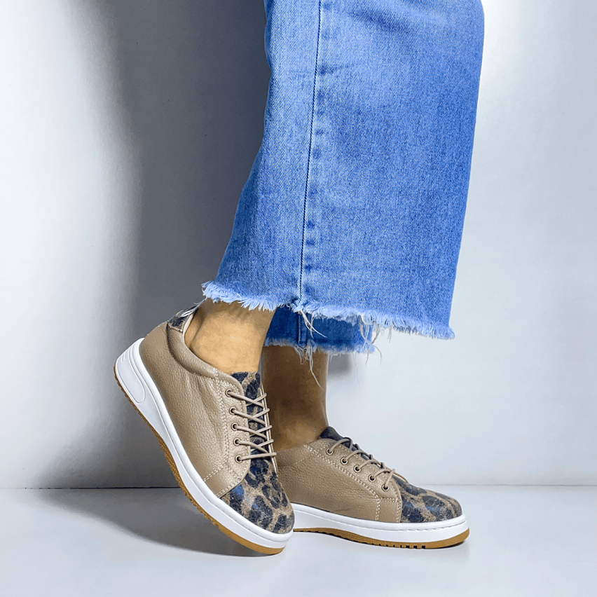 Zapatilla Puro Cuero 656 Print