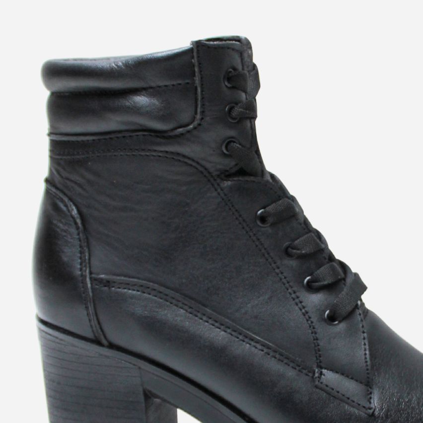 Botin Puro Cuero 682 Negro