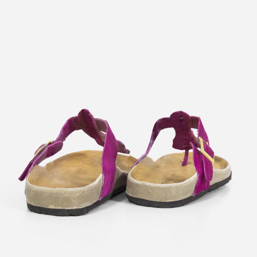 Sandalia Puro Cuero 700 - FUCSIA