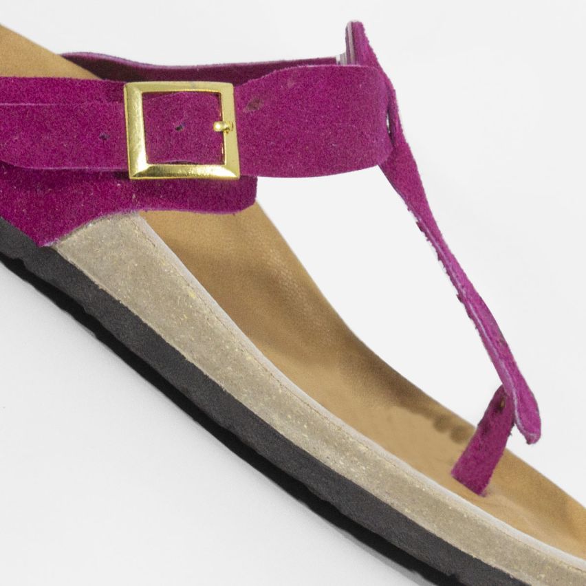 Sandalia Puro Cuero 700 - FUCSIA