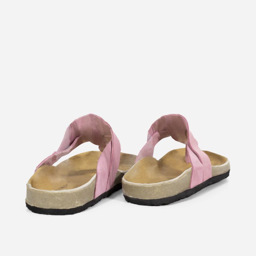 Sandalia Puro Cuero 701 - ROSA